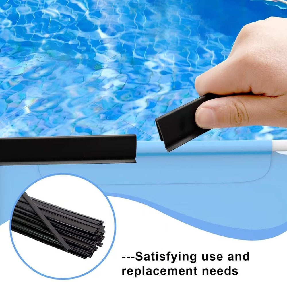 Svepndic coping strips in use on an above-ground pool