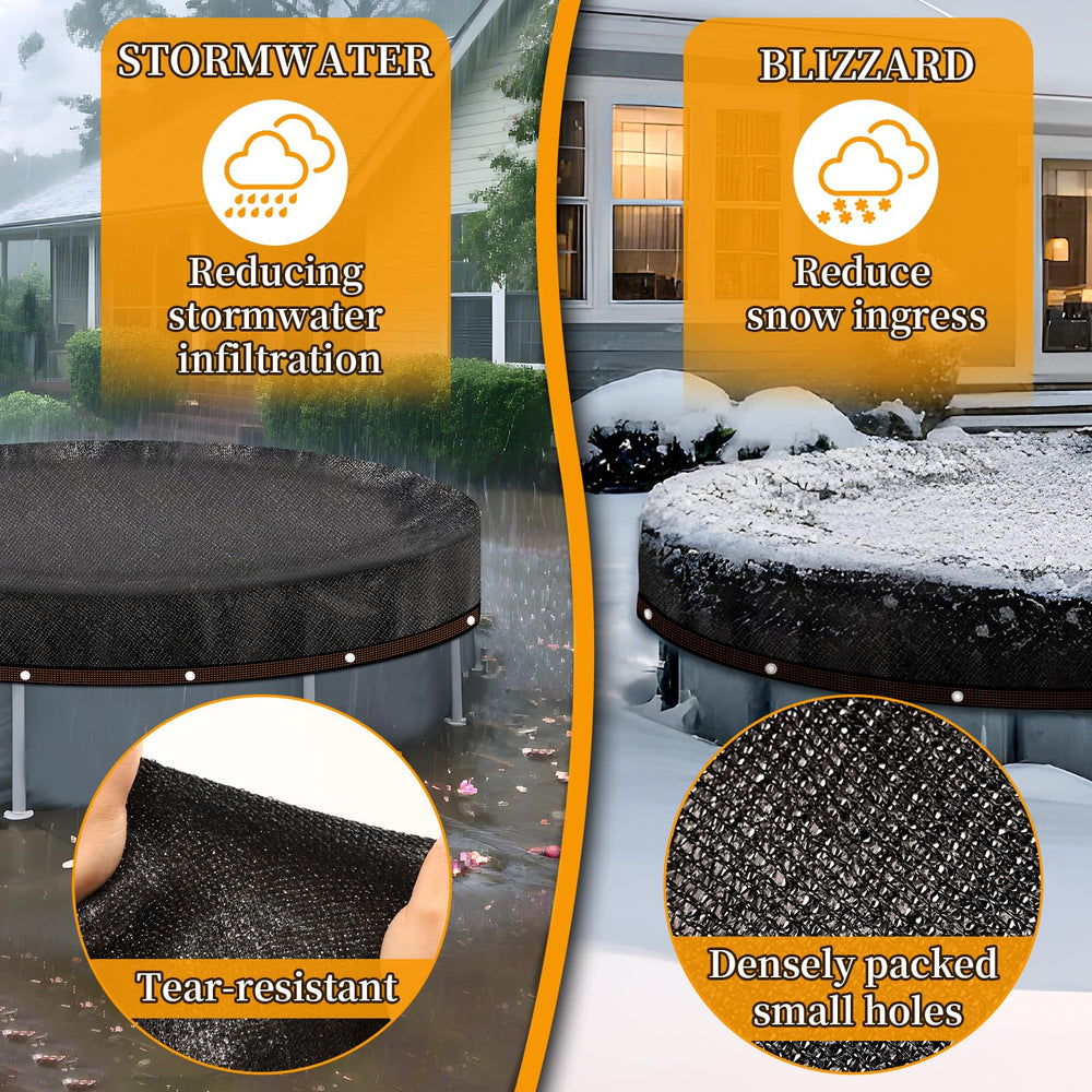 Svepndic pool cover showcasing its durable material