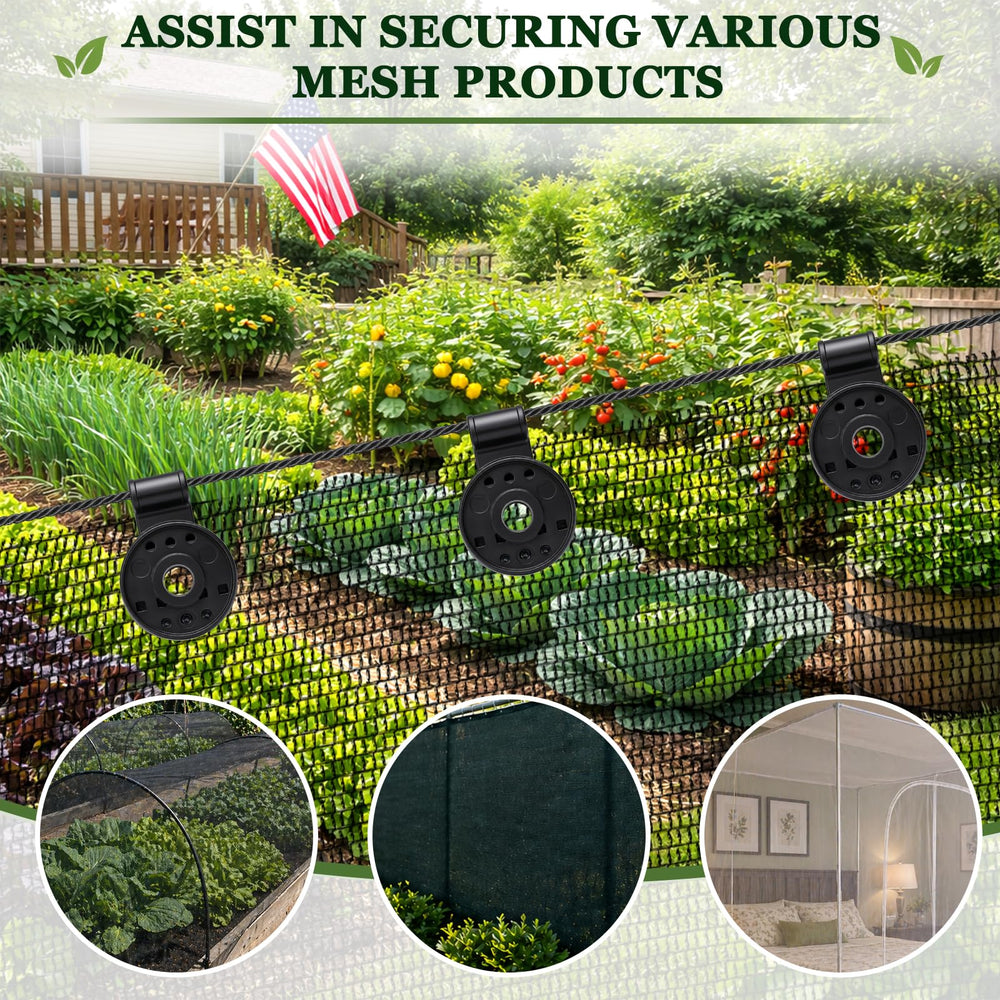 Svepndic shade cloth clips lightweight and durable design