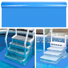Svepndic Swimming Pool Ladder Mat blue front view 45x60 inches