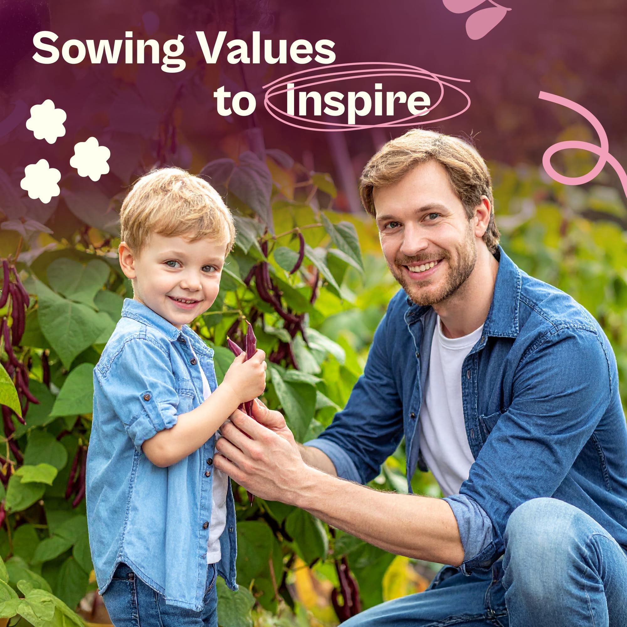 SVI Dark Red Kidney Beans Seeds in hand