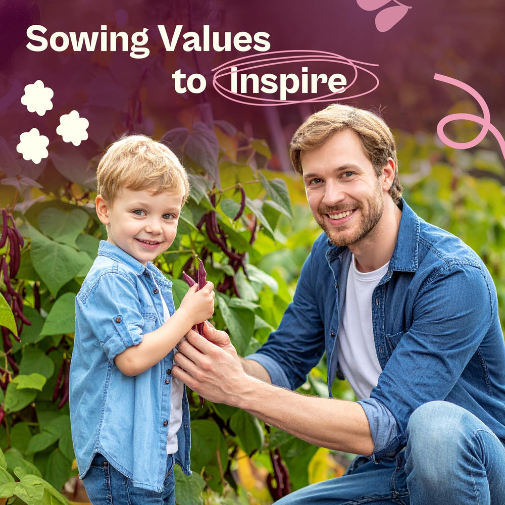 SVI Dark Red Kidney Beans Seeds in hand