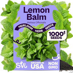 SVI Heirloom Lemon Balm Seeds package front view