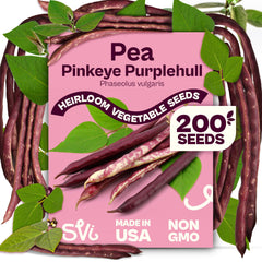 SVI Mississippi Pinkeye Purplehull Pea Seeds package front view