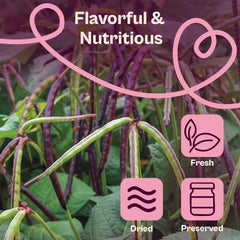 SVI Pea Seeds in garden soil ready for planting