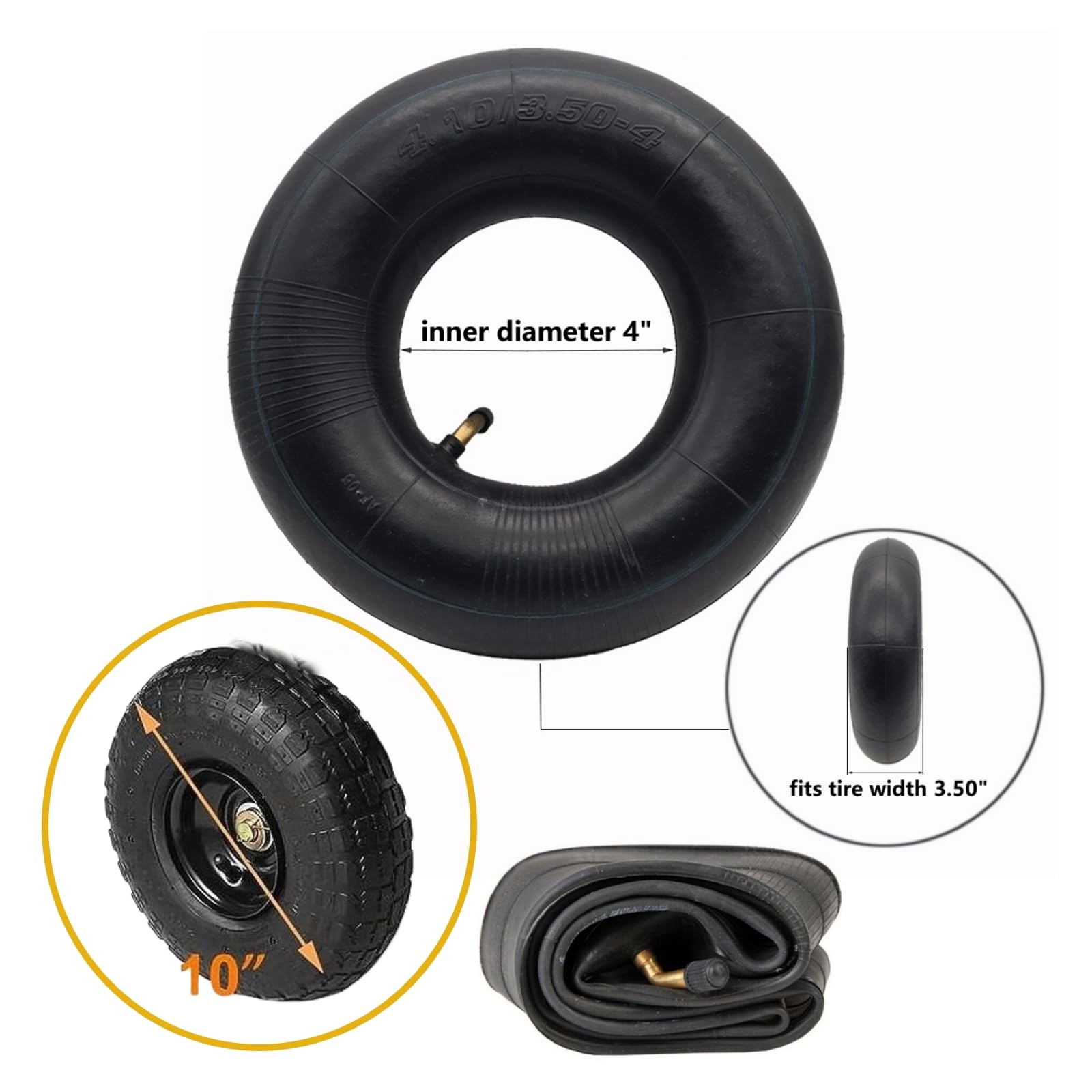 Swagnaz inner tubes with TR-87 valve stem