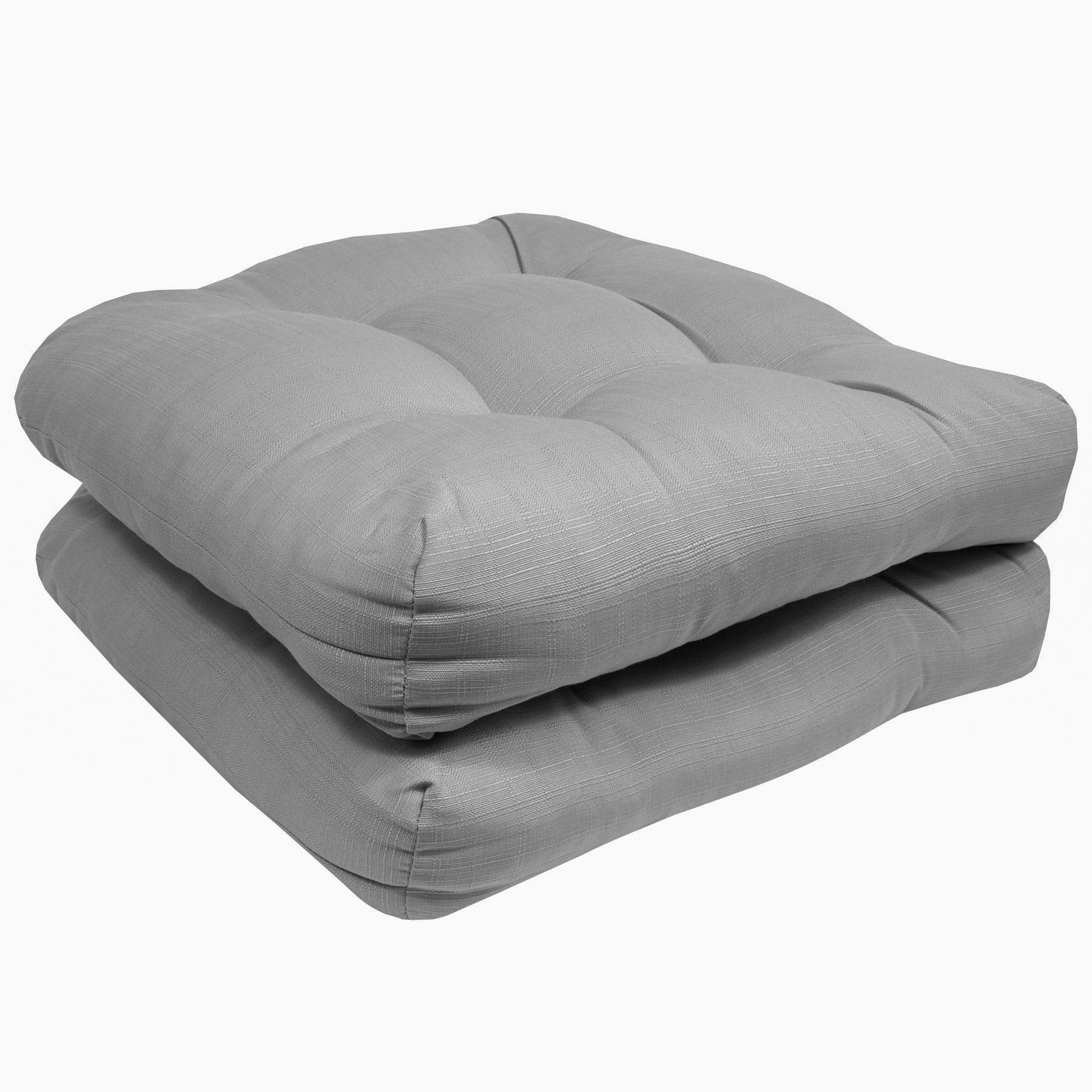 Sweet Home Collection Patio Chair Pads - Side View showing thickness