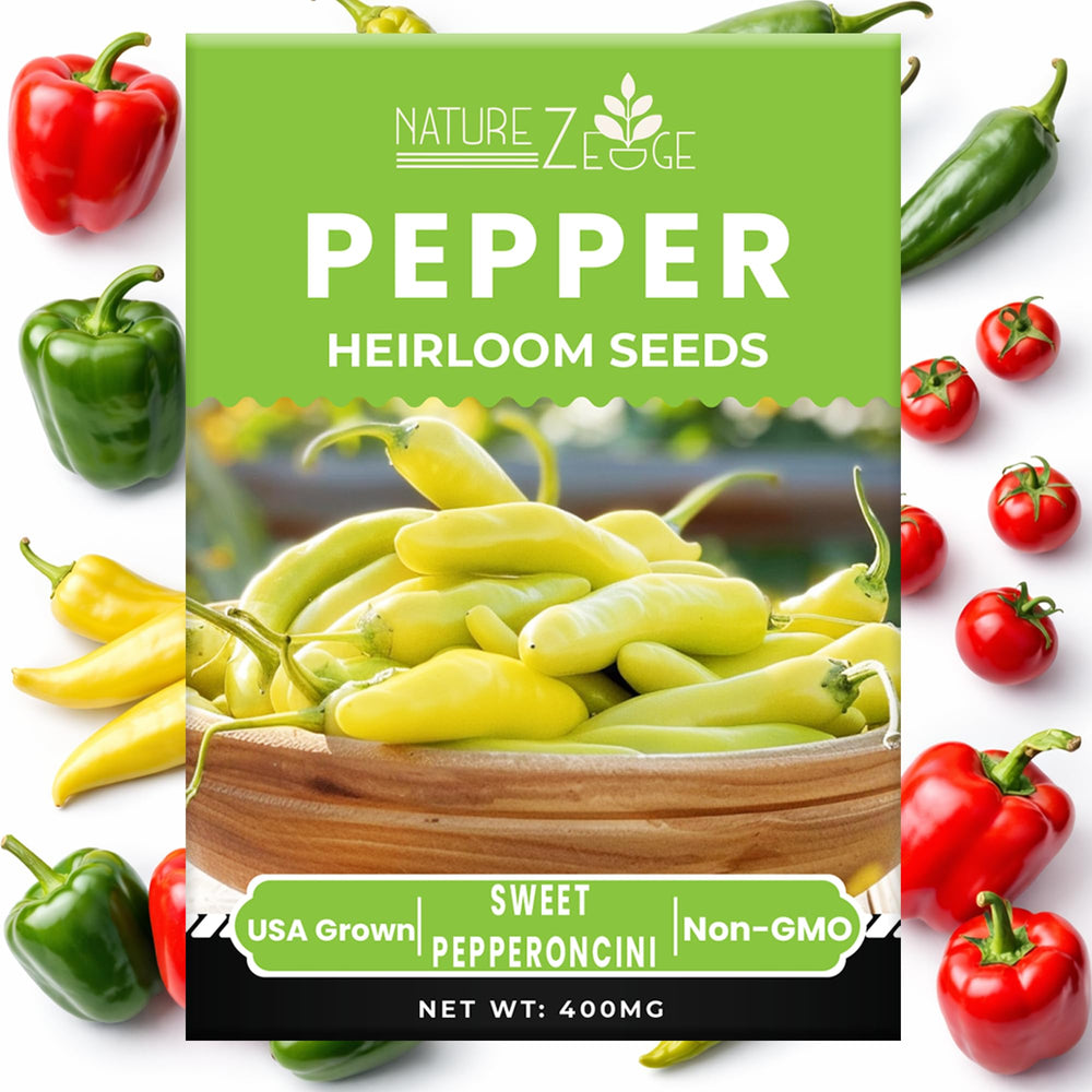 Sweet Red Cherry Pepper seeds with label