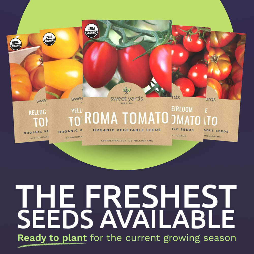 SWEET YARDS Black Krim Tomato seed packet
