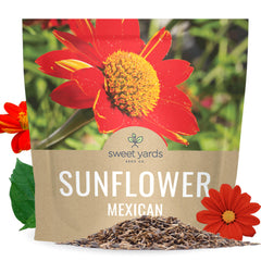 SWEET YARDS Mexican Sunflower Seeds packet front view