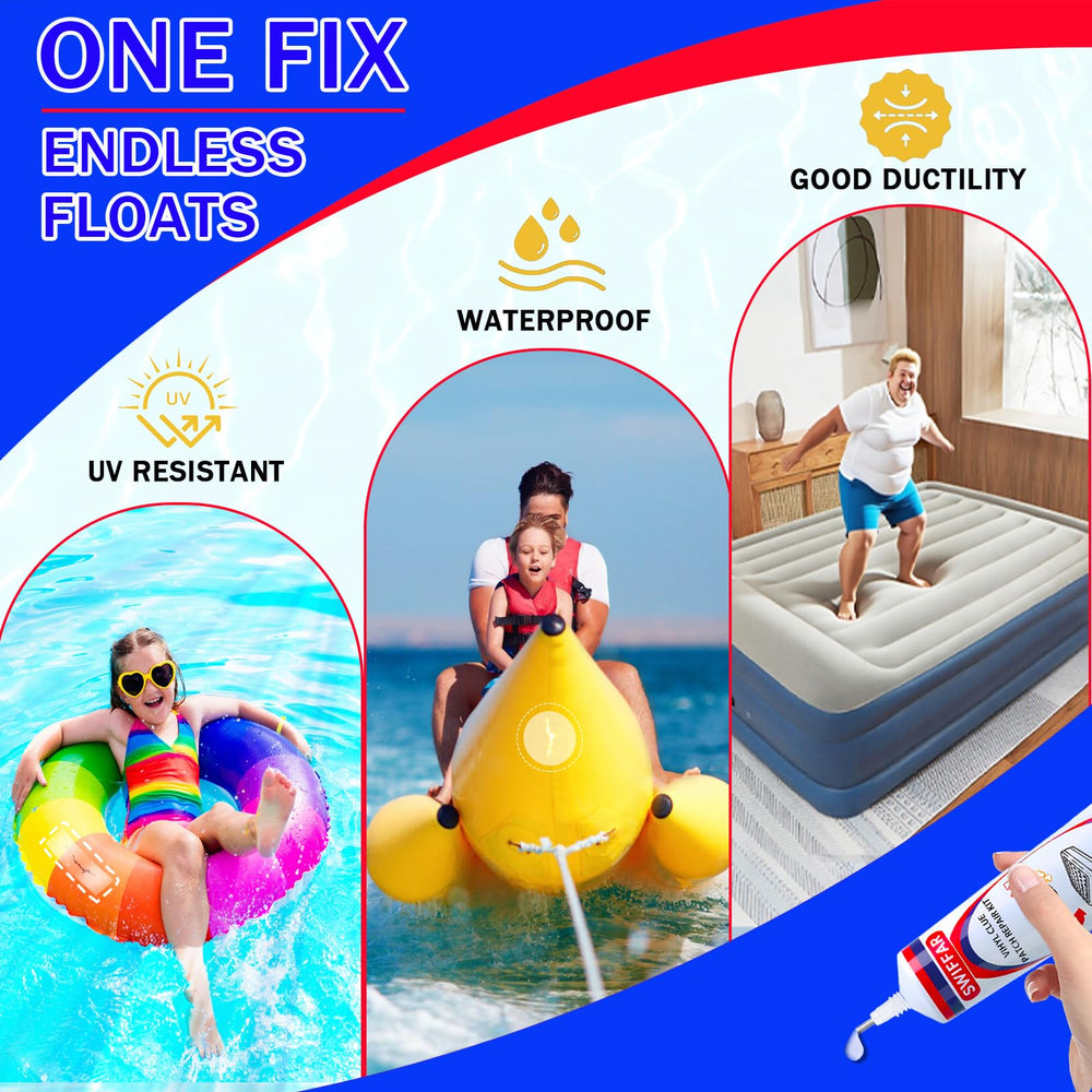 SWIFFAR Air Mattress Patch Kit packaging