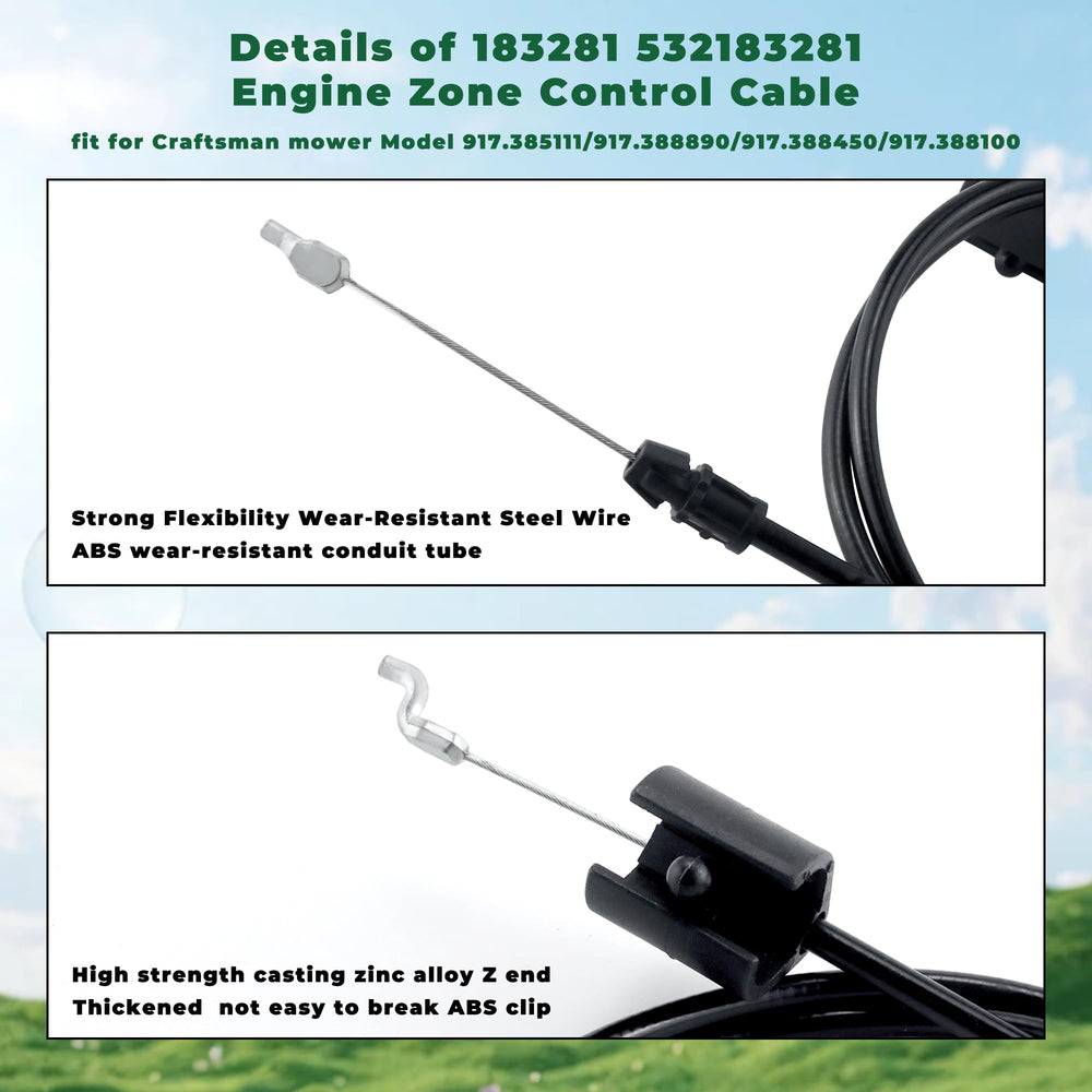 &swift Engine Zone Control Cable length comparison