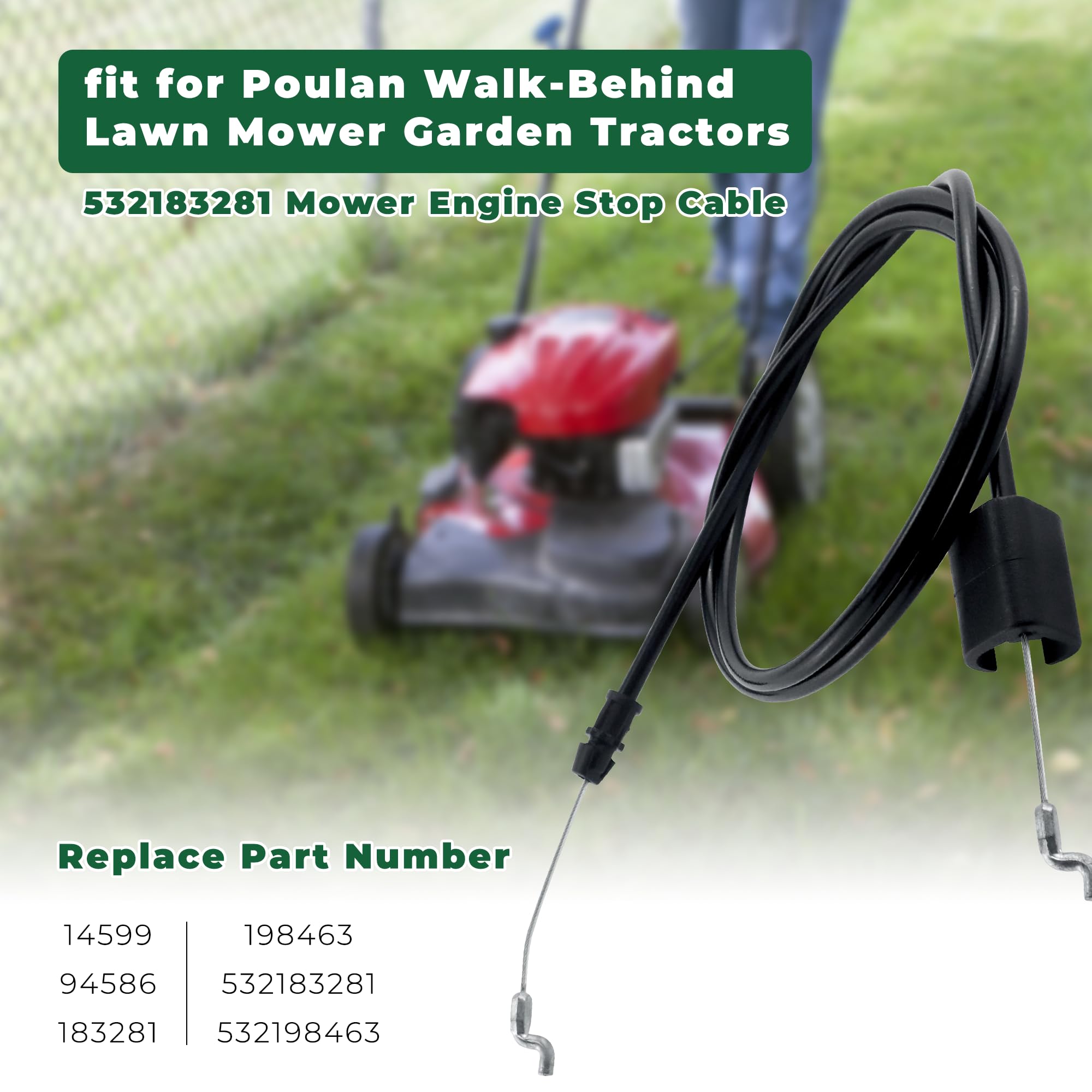 &swift Engine Zone Control Cable with Craftsman mower