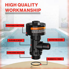 Swimables air relief valve packaging
