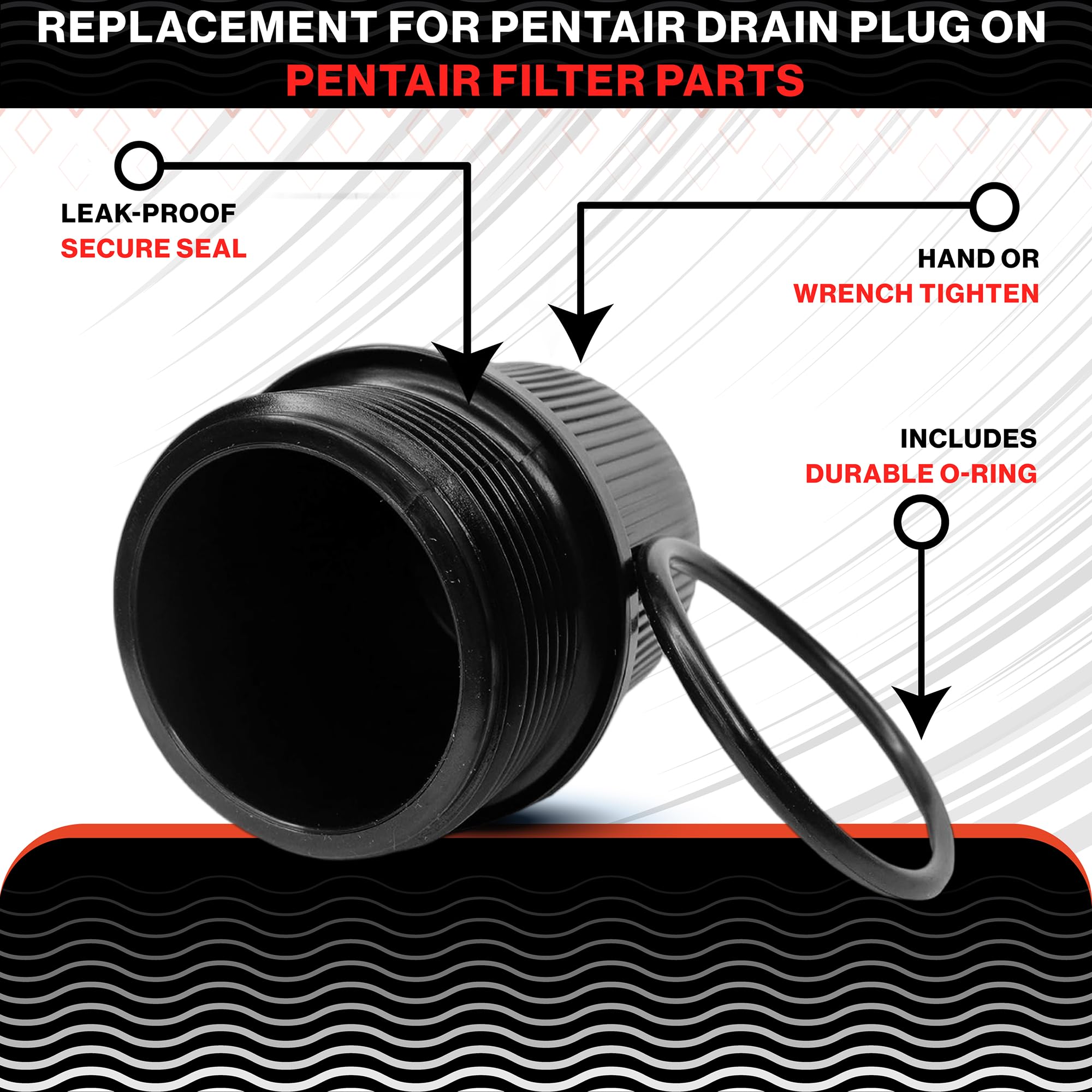 Swimables Pentair Drain Plug 190030 side view