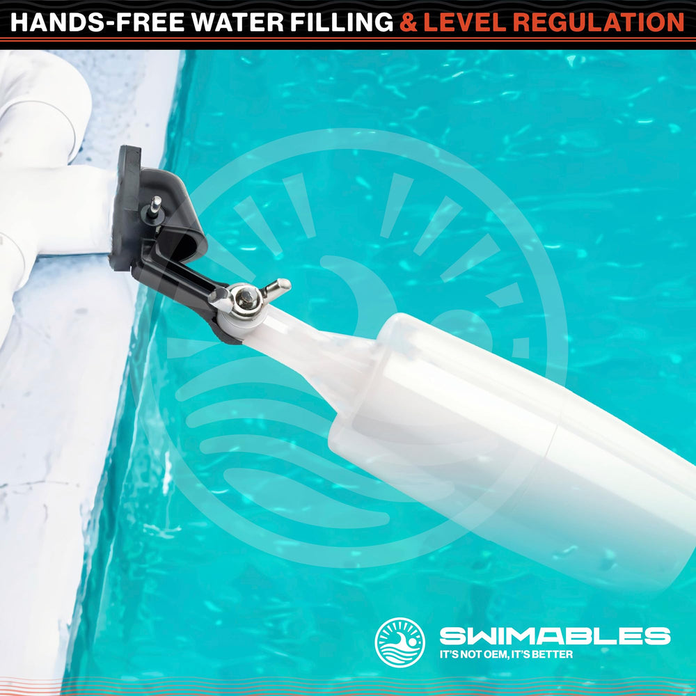 Swimables Pool Auto Fill Float Valve Replacement close-up view