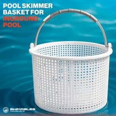 Swimables Pool Skimmer Basket showing open-grid design