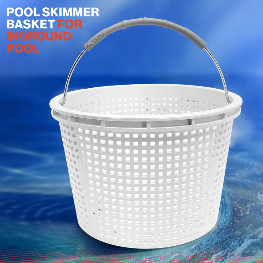 Swimables Pool Skimmer Basket with brass weight detail