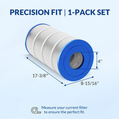 Swimara Ultra Series Pool Filter Cartridge side view