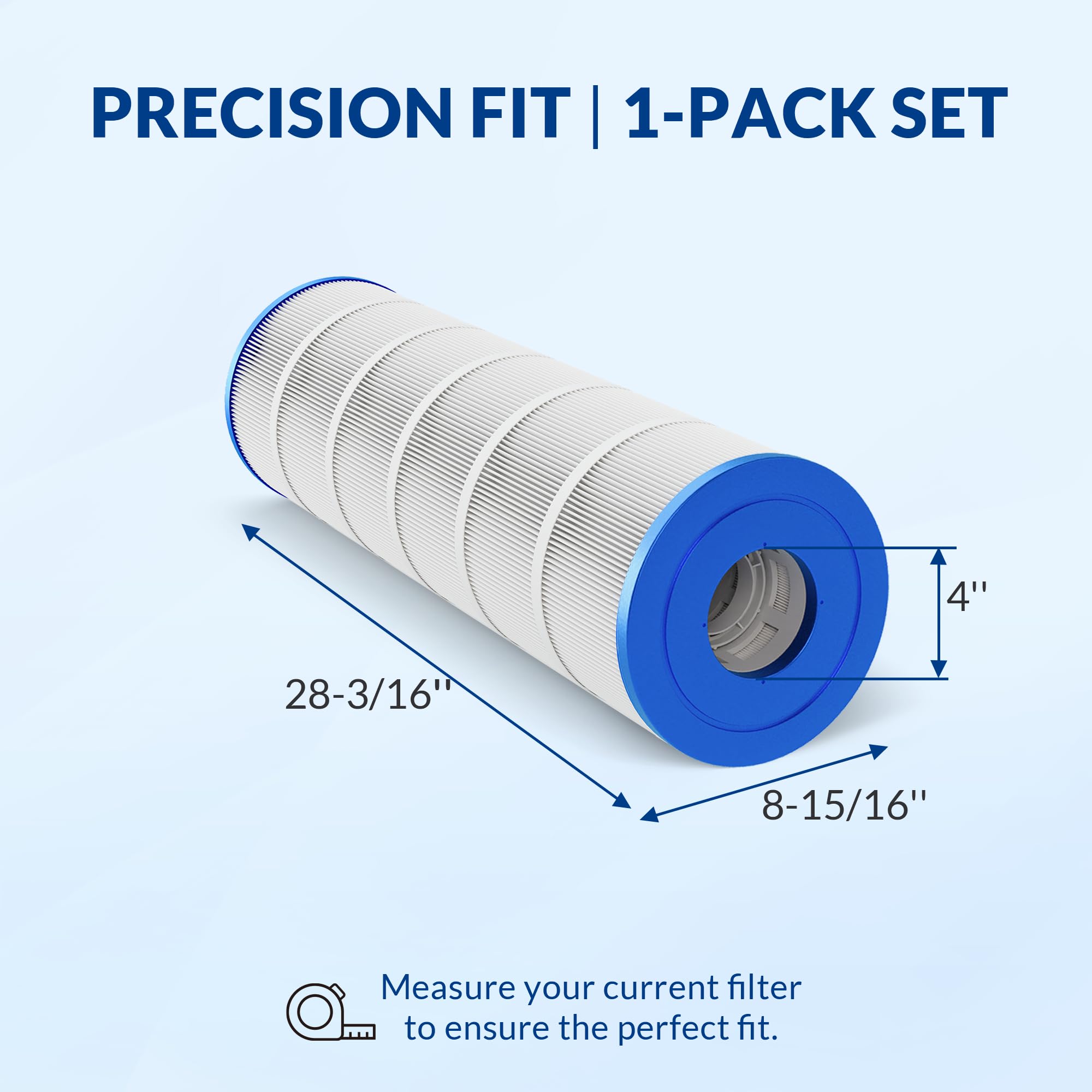 Swimara Ultra Series Pool Filter Cartridge side view