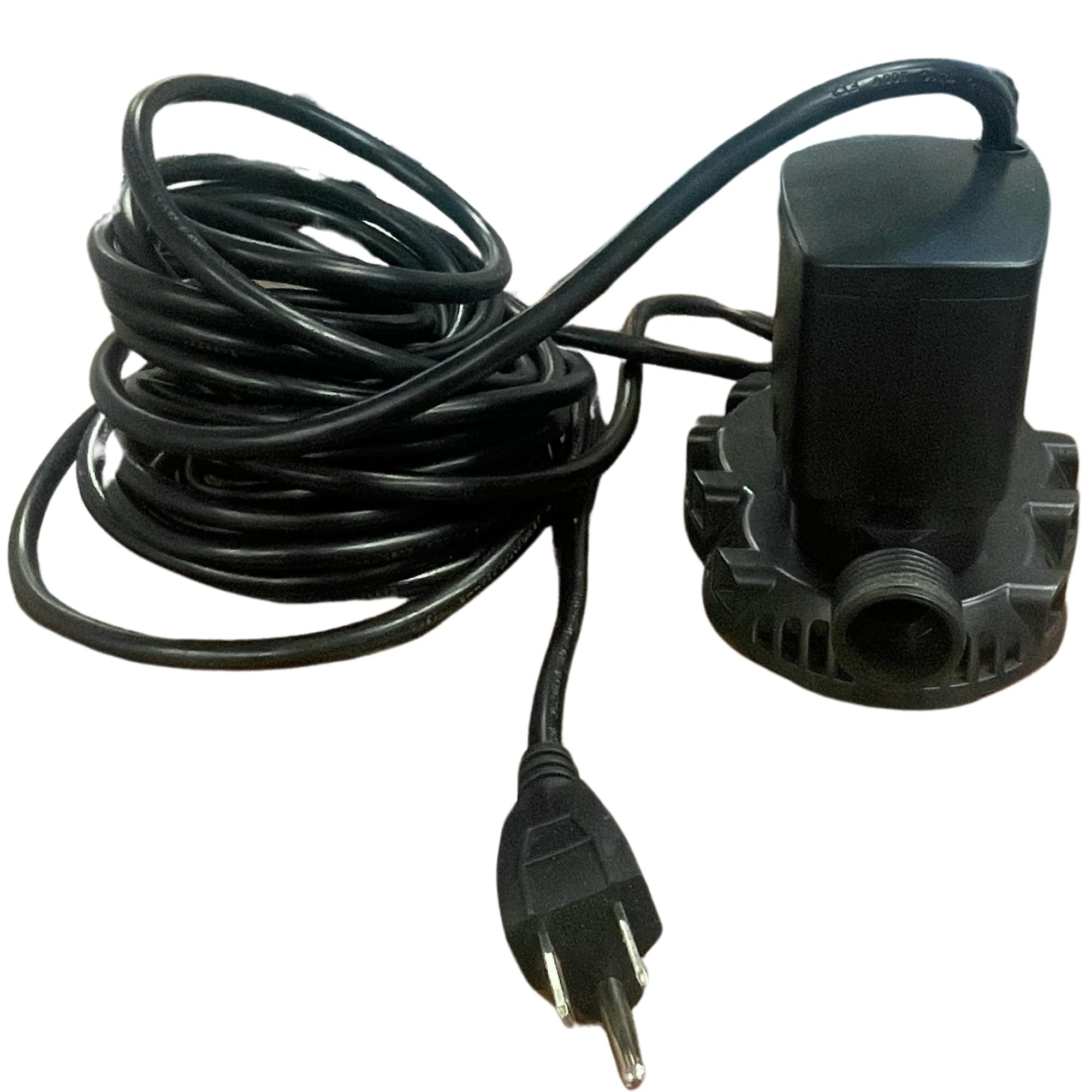 Swimline Cover Pump showing side view and drainage outlet