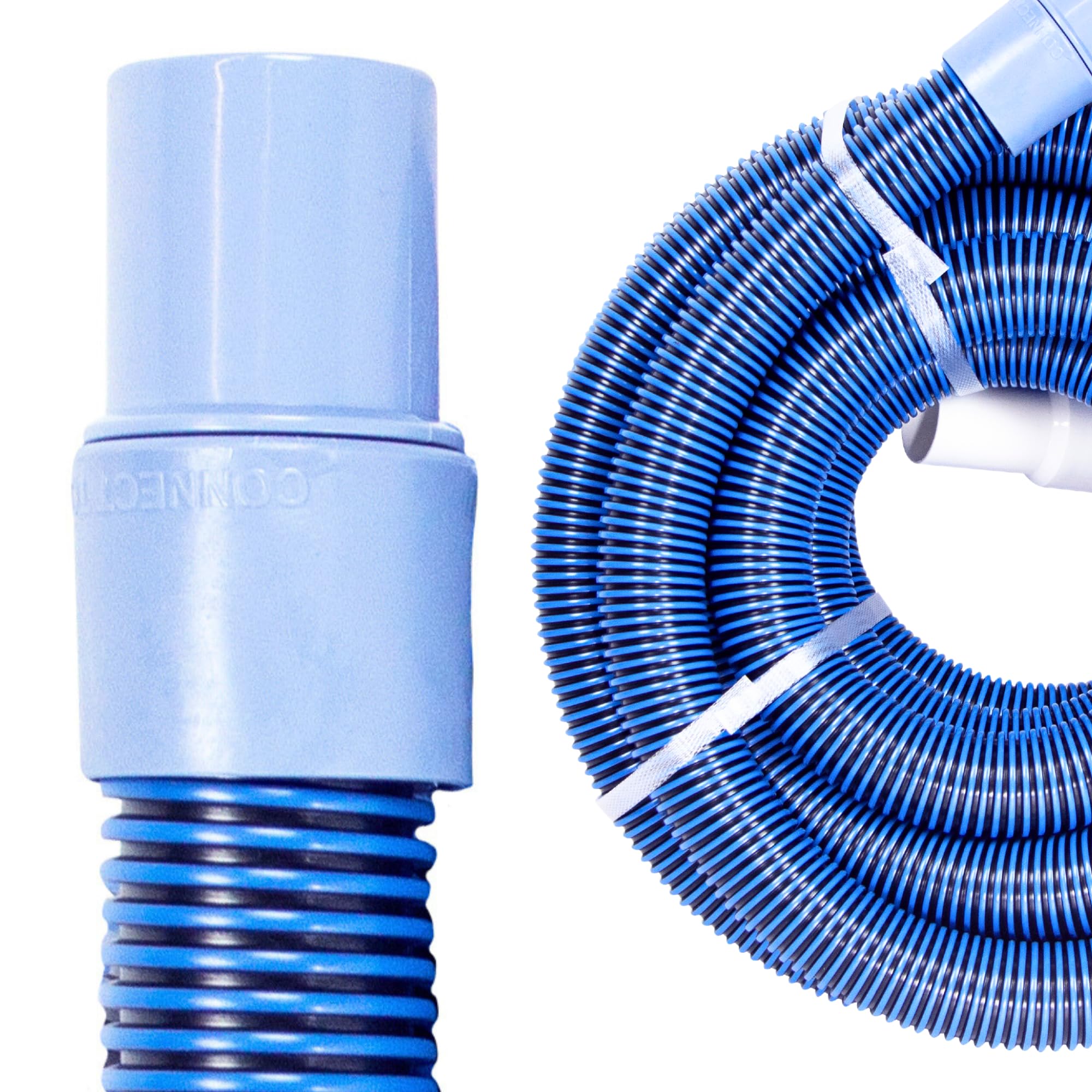 Swimline Hydrotools 1.25" x 25' pool vacuum hose with kink-free swivel cuff