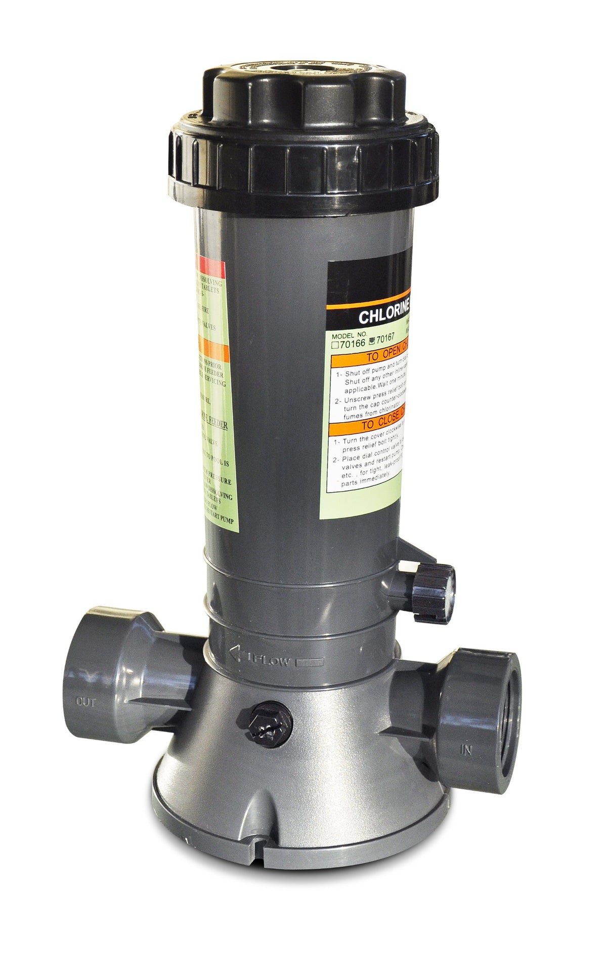 Swimline Hydrotools Automatic Chlorine Feeder 4.2 lbs capacity front view