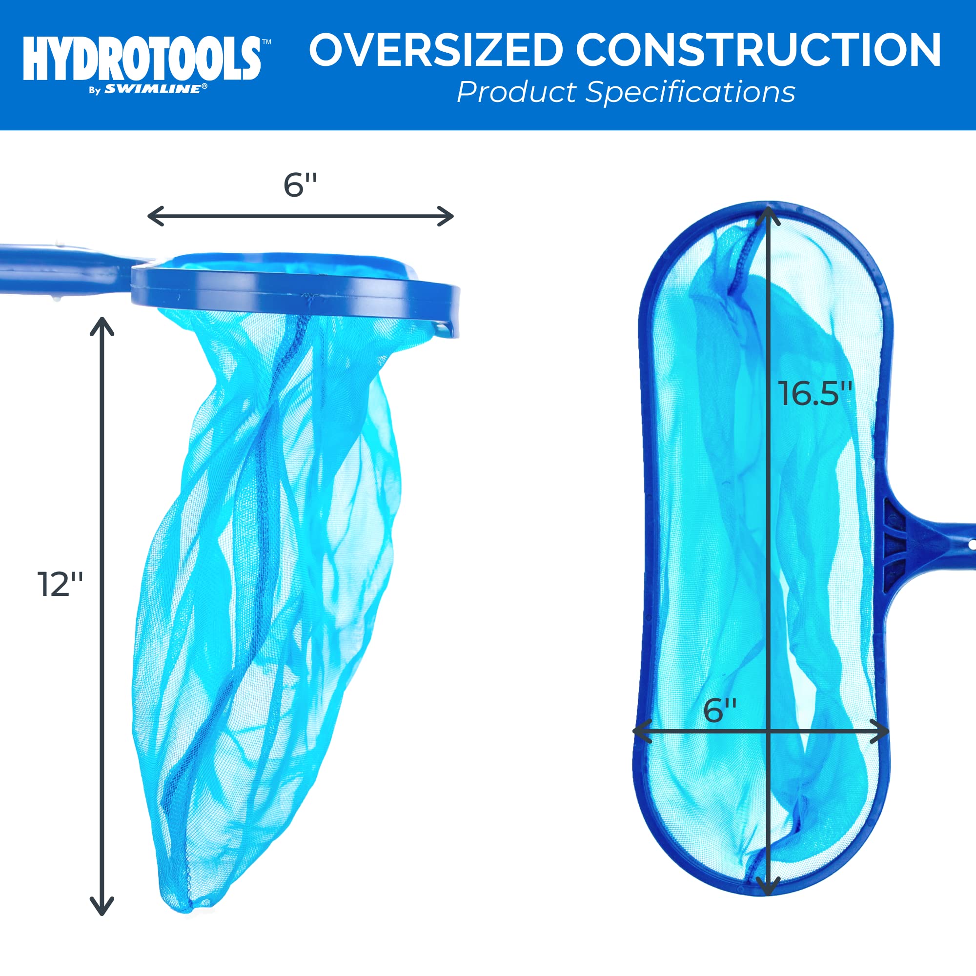 Swimline Hydrotools Leaf Net 8015 cleaning leaves from pool