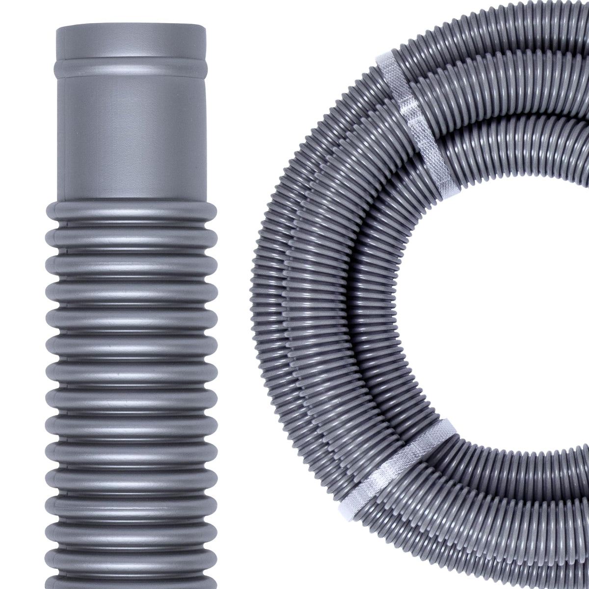 Swimline Hydrotools Pool Filter Connection Hose 1.25 inch x 6 foot front view