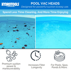 Swimline Hydrotools Vacuum Head with attached hose