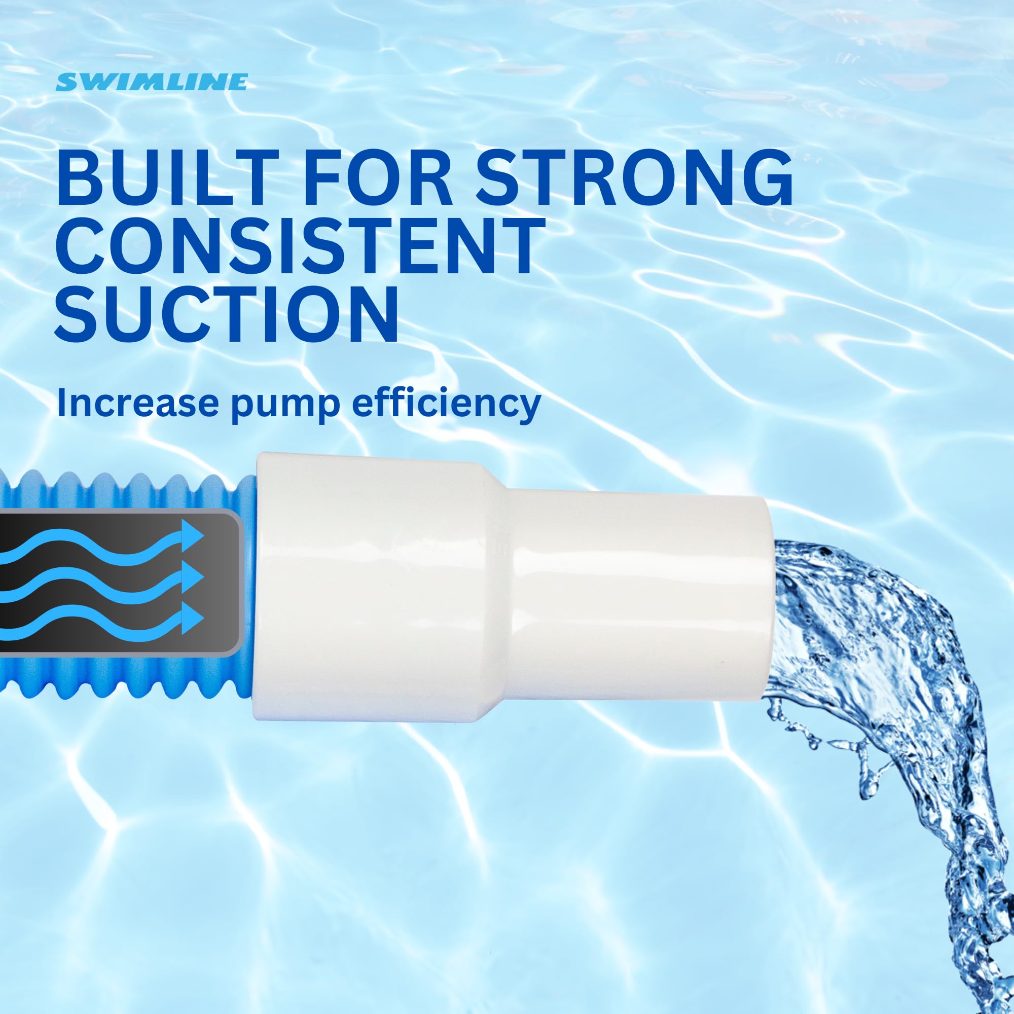 Swimline Hydrotools Vacuum Hose back view