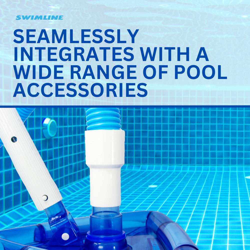 Swimline HydroTools Vacuum Hose kink-resistant swivel cuff