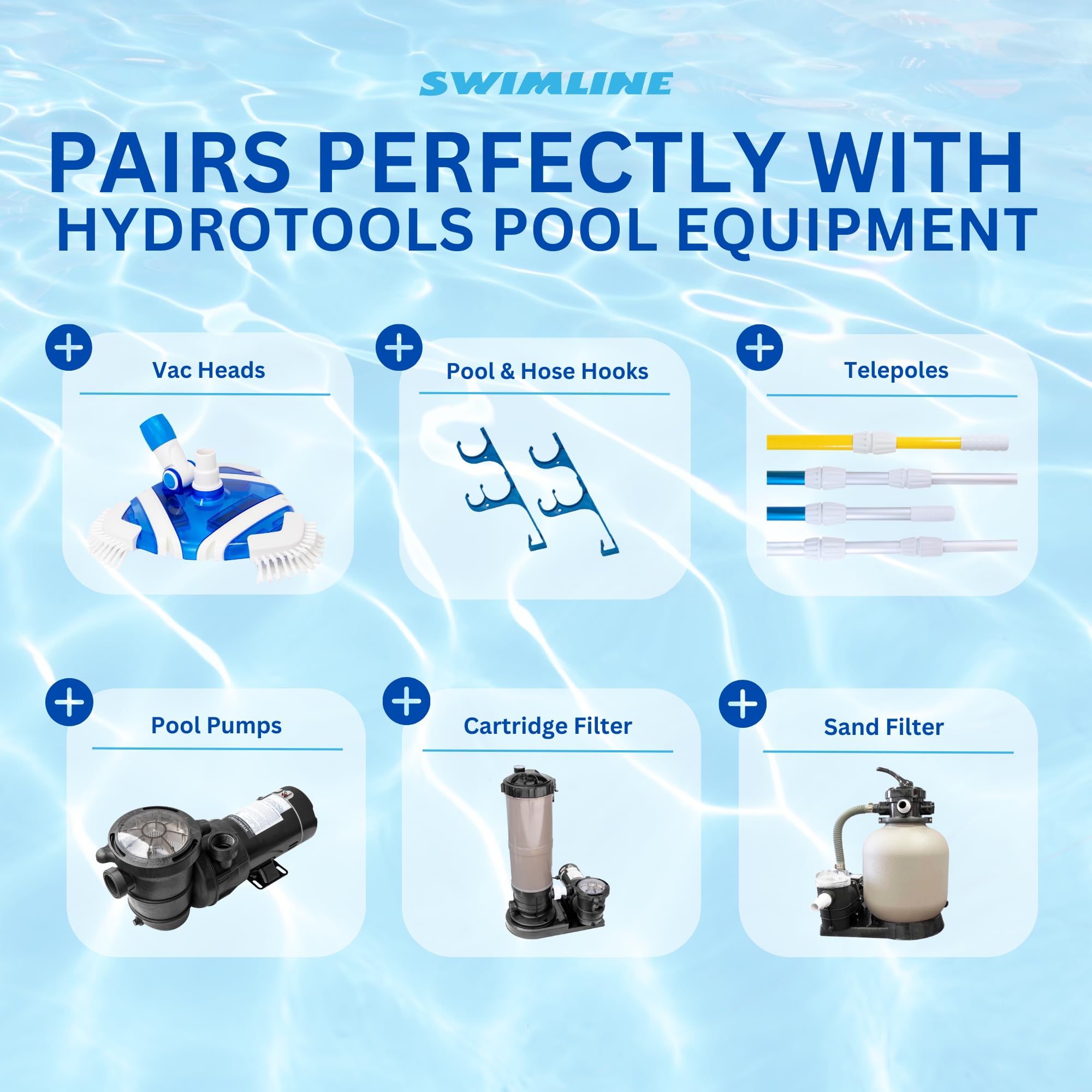 Swimline HydroTools Vacuum Hose packaging and specifications