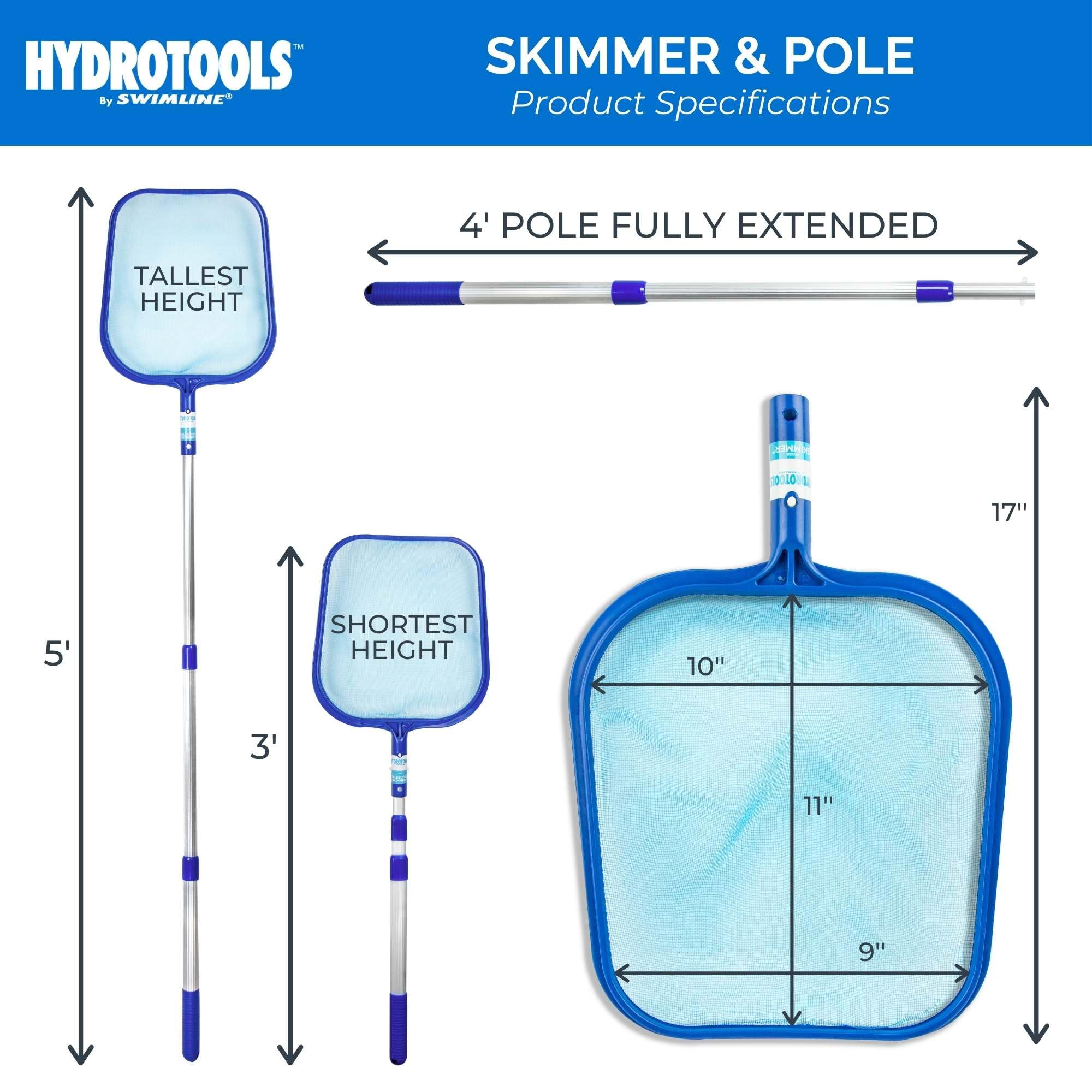 Swimline Leaf Skimmer Net with debris collected