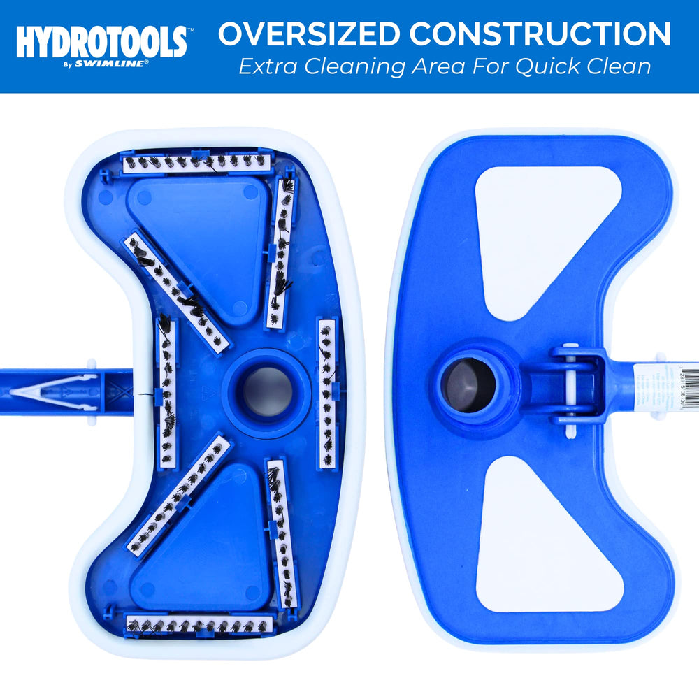 Swimline Pool Vacuum Head Butterfly Design with integrated brush bristles