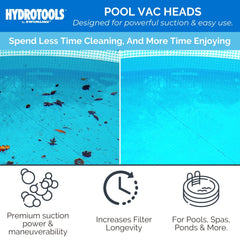 Swimline Pool Vacuum Head Butterfly Flex side view