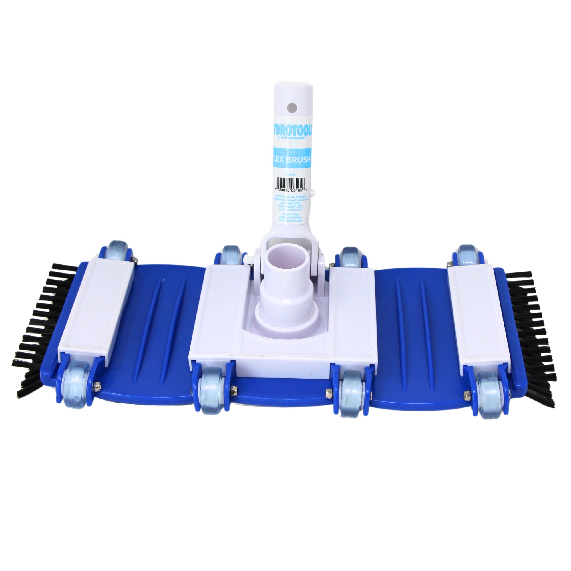 Swimline Pool Vacuum Head front view with brushes