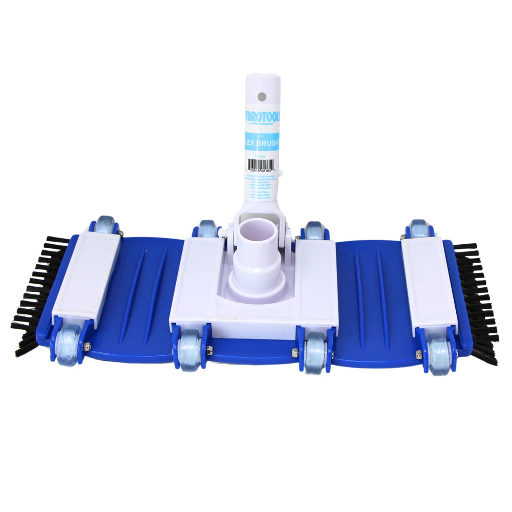 Swimline Pool Vacuum Head front view with brushes