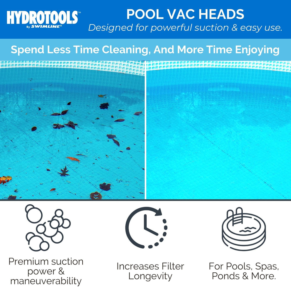 Swimline Pool Vacuum Head Triangle Flex side view
