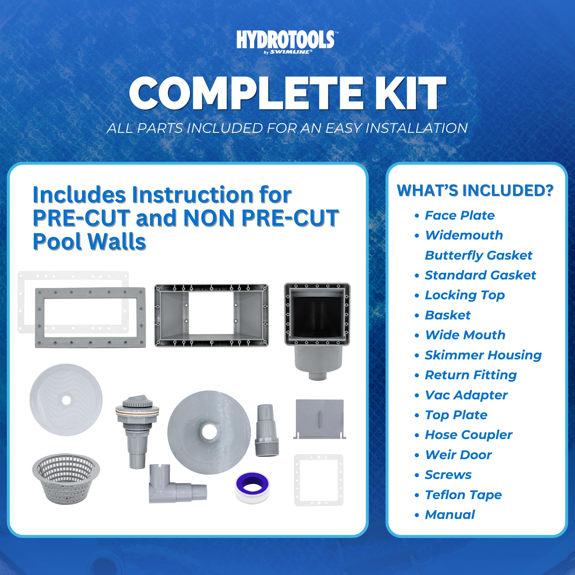 Swimline Skimmer Kit Packaging