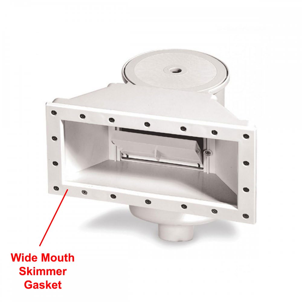 Swimline Widemouth Skimmer Gasket Set installation process