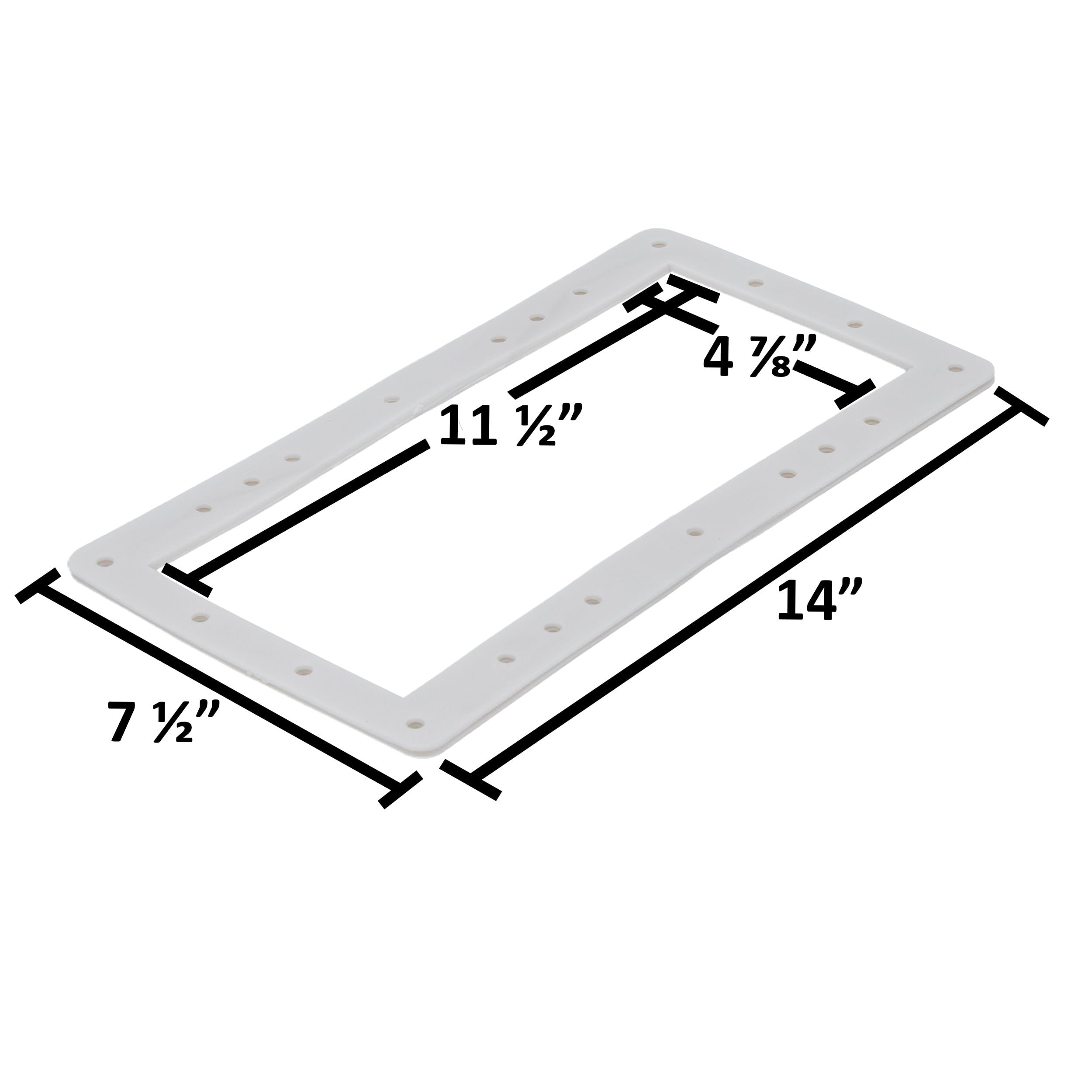 Swimline Widemouth Skimmer Gasket Set package and contents