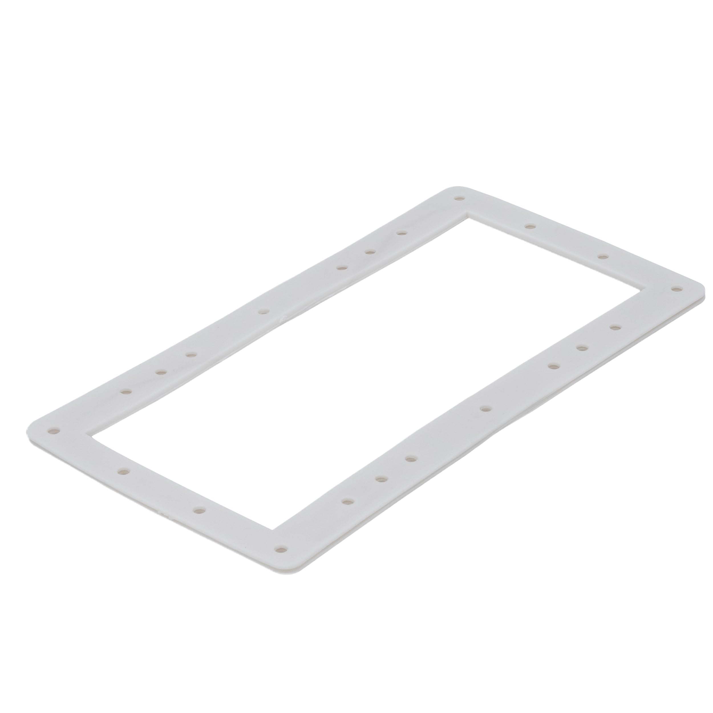 Swimline Widemouth Skimmer Gasket Set, White front view