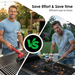 SWITMH Electric Grill Brush with rotating head