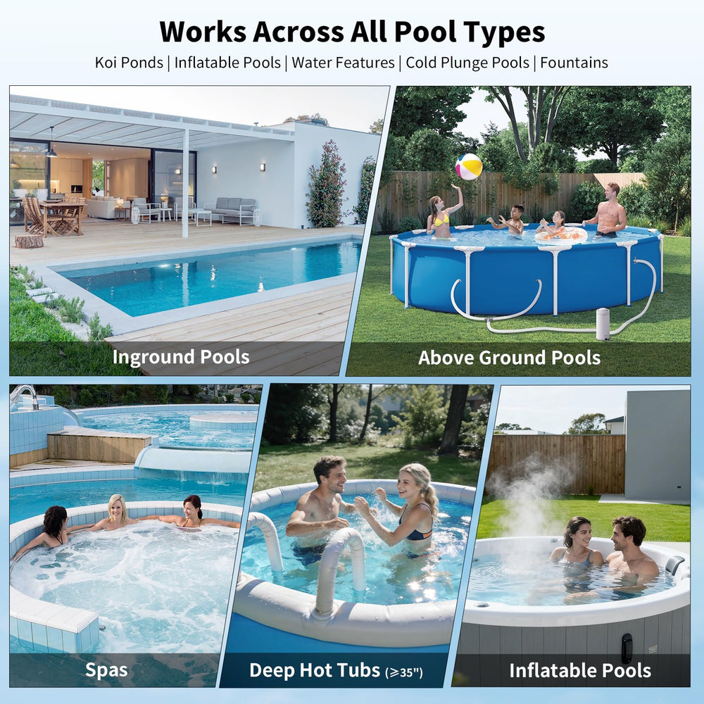 Swolace Pool Vacuum packaging and contents