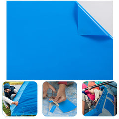 Syhood Vinyl Pool Patch Repair Kit front view showing size and blue color