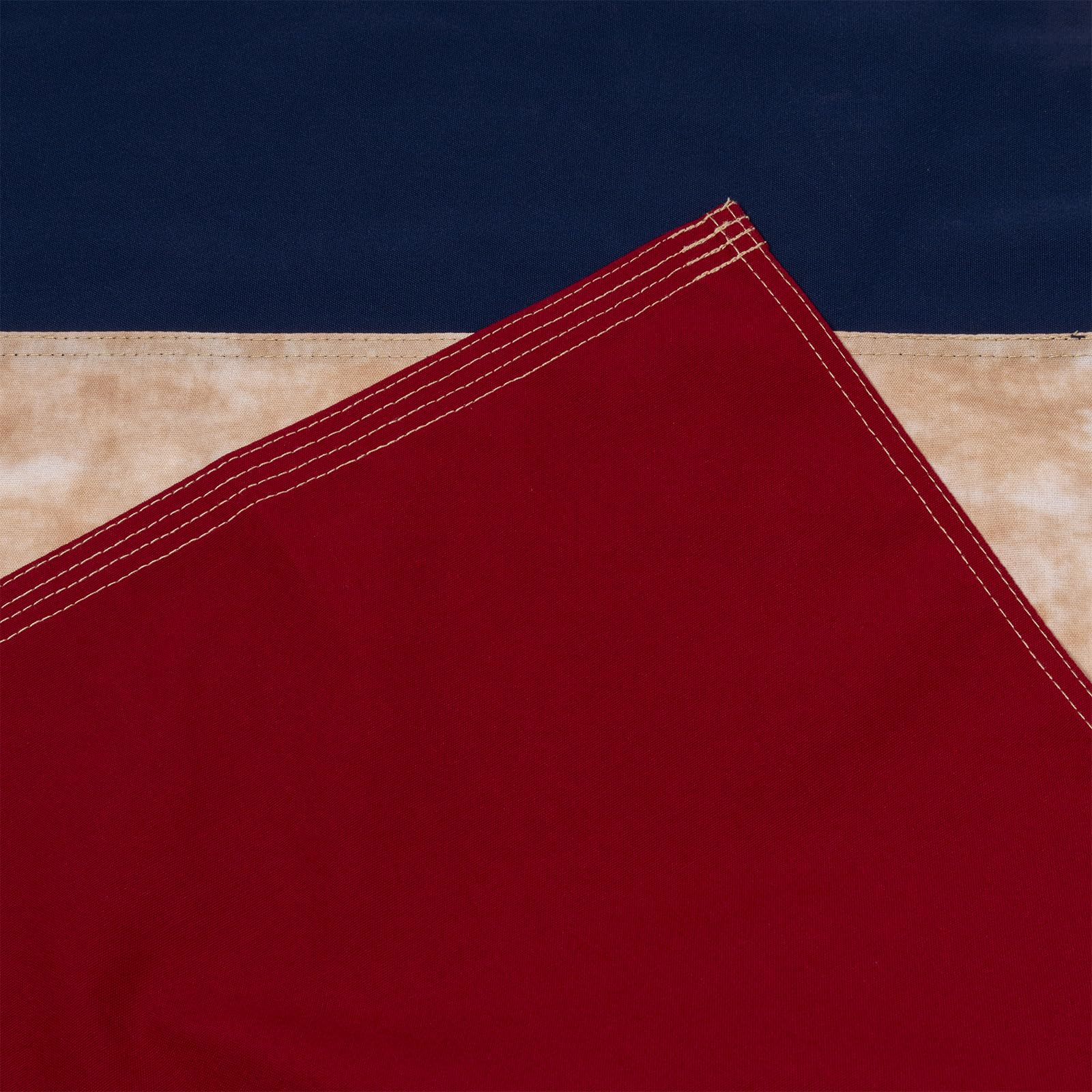 SYII Vintage Texas Flag folded neatly showing the fabric texture