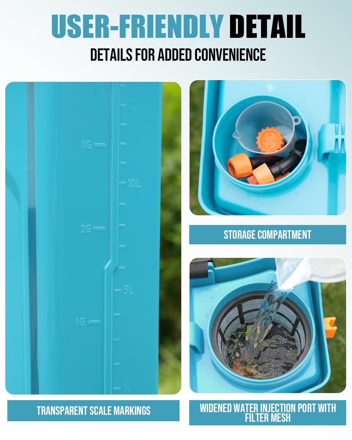 Sylsmart sprayer in outdoor garden setting