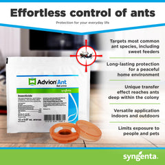 Syngenta Advion Ant Bait Arena 12ct showing multiple strips