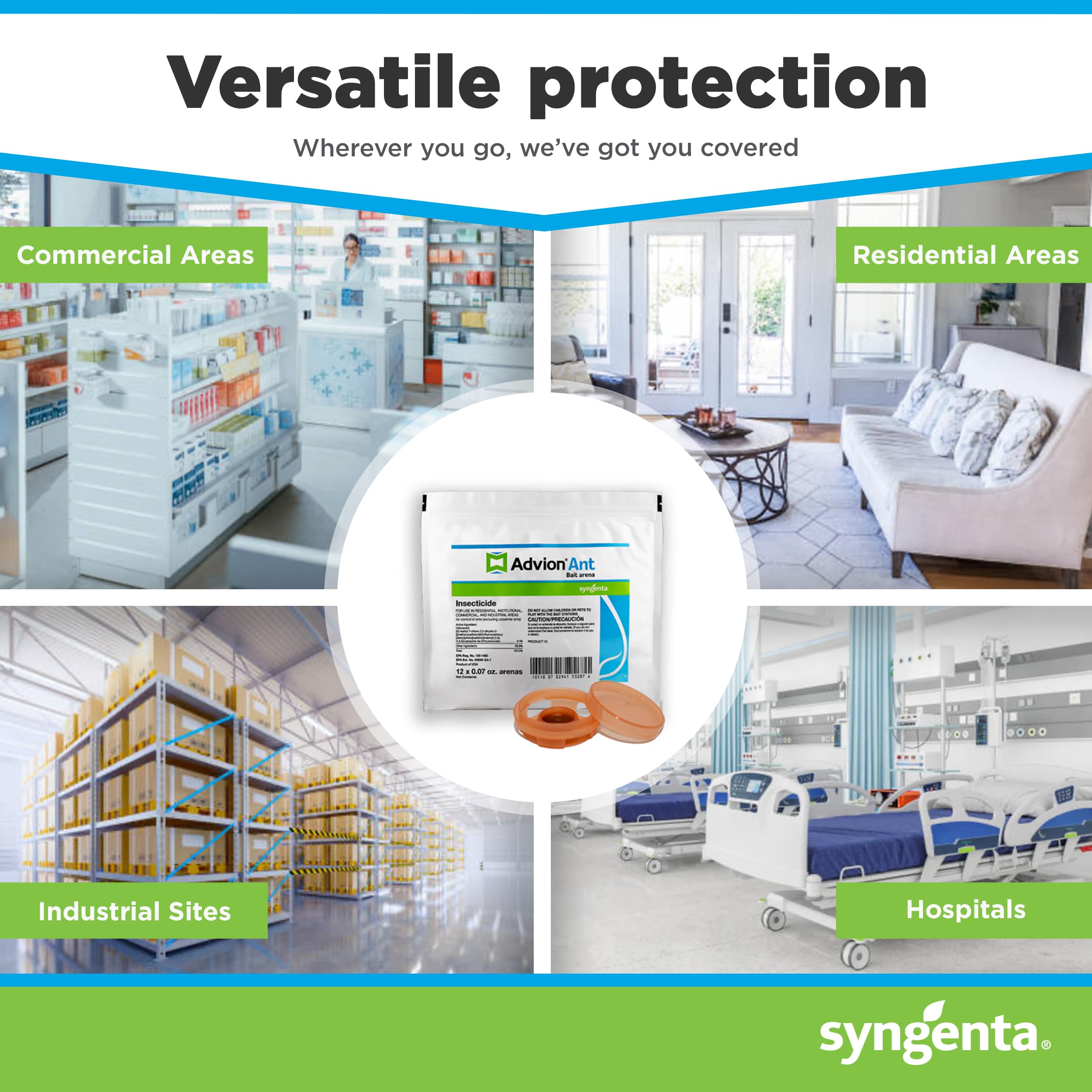 Syngenta Advion Ant Bait Arena showing bait consumption